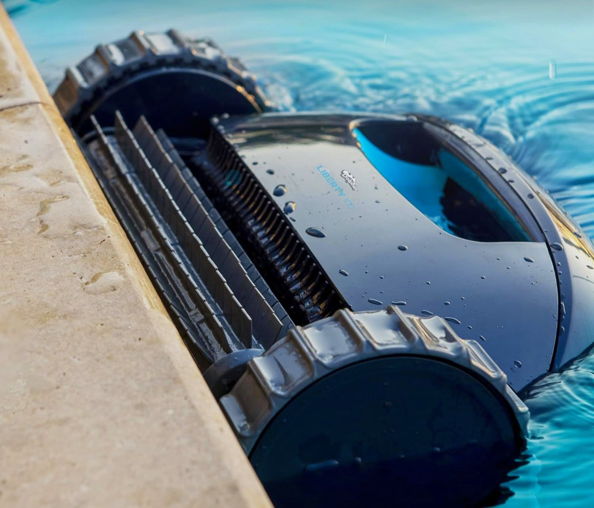 Dolphin Liberty 200 Eco Senza Fili Cordless - Robot Pulitore Piscina a Batteria fino a 10 Mt - FONDO + PARETI + LINEA - MY2026